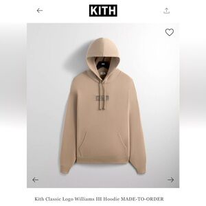 Kith NWT Classic Logo Williams III Hoodie MADE-TO-ORDER
